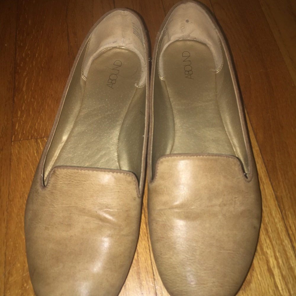 Tan loafers